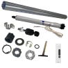 Kit axe motorisé tube ZF54 2 m et moteur Nice Next Fit MA 10 Nm 17 tours/min