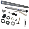 Kit axe motorisé tube ZF64 2 m et moteur Nice Next Fit MA 10 Nm 17 tours/min