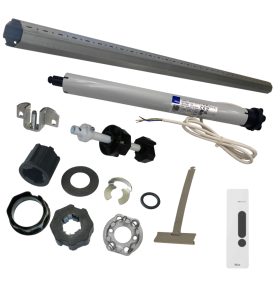 Kit axe motorisé tube OCTO 60 2 m et moteur Nice Next Fit MA 10 Nm 17 tours/min