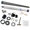 Kit axe motorisé tube OCTO 60 2 m et moteur Nice Next Fit MA 20 Nm 17 tours/min