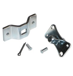 Pivot carré 10 mm et bride avec trous M6 pour moteur Nice ERA M