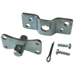 Pivot carré 10 mm avec étrier pour moteur Nice tête étoile