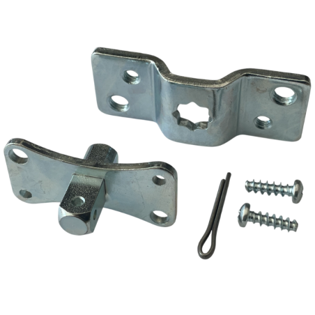 Pivot carré 10 mm avec étrier pour moteur Nice tête étoile