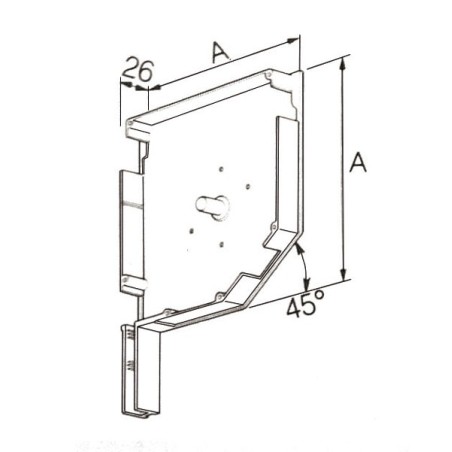 Joue de coffre 150 mm beige (la paire)