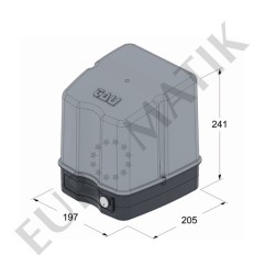 Motorisation P-EASYKIT02T pour portail battant