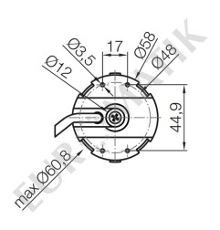 Kit ERA complet jusqu'à 28 Kg avec 2m de tube rond Deprat 62 mm