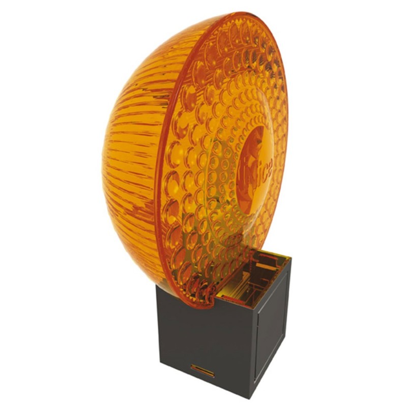 Feu clignotant orange 12 Vac/Vcc