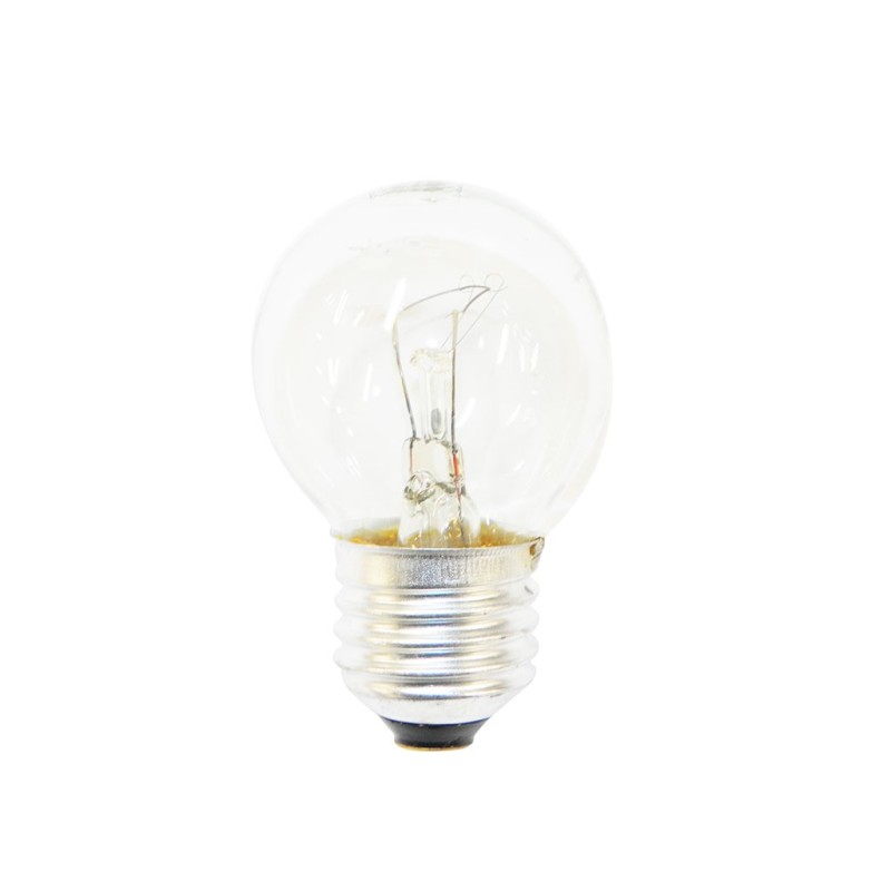 Ampoule 230v 40w transparente blanche à vis - Euromatik
