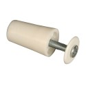Butée de volet roulant cylindrique 40 mm blanc Butée de volet roulant cylindrique 40 mm blanc