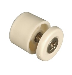 Butée de volet roulant cylindrique 15 mm blanc