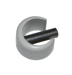 Clips de fixation rapide gris pour manivelle Ø 15 mm