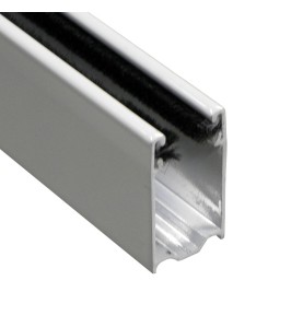 Coulisse aluminium traditionnelle blanc 40 x 22 mm