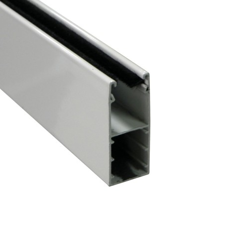 Coulisse aluminium rénovation blanche 53x22 mm (2 mètres)