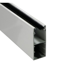 Coulisse aluminium rénovation blanche 53x22 mm (2 mètres)