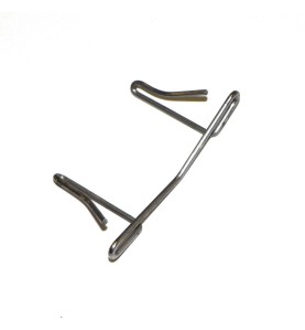 Clip acier de guidage pour lame PVC 37 mm