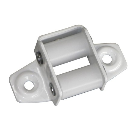 Guide de sangle laqué blanc pour sangle de 14 à 18 mm