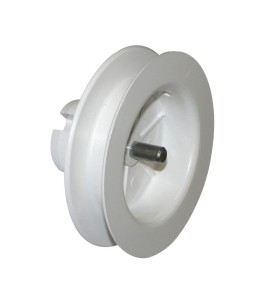 Poulie Ø 95 mm pour tube rond Ø40 mm