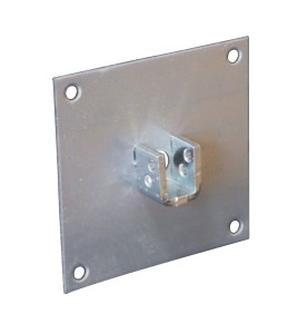 Plaque support 100x100 mm pour carré de 13 mm