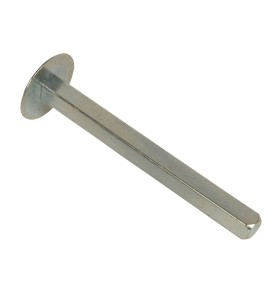 Pivot carré 10 mm pour treuil et poulie