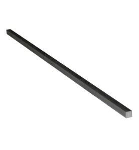 Tige acier carré 6 mm longueur 1 mètre