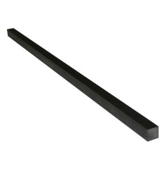 Tige acier carré 10 mm longueur 1 mètre