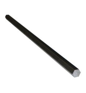 Tige acier hexagonal 10 mm longueur 1 mètre