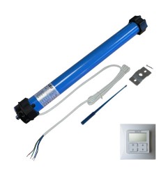 Moteur LEC 20 Nm pour tube octogonal 60 mm avec horloge programmable