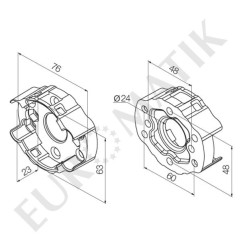 Kit complet jusqu'à 93 Kg avec 3m de tube ZF80