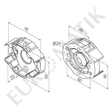 Kit complet jusqu'à 93 Kg avec 3m de tube ZF80