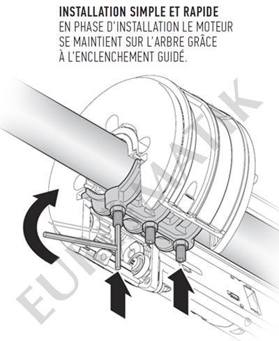 Moteur central Nice GIRO GR170 pour rideau métallique Moteur central Nice GIRO GR170 pour rideau métallique