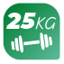 Poids soulevé: 25 Kg