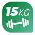 Poids soulevé: 15 Kg